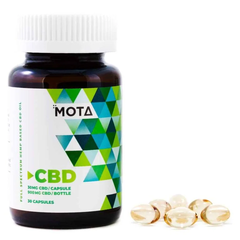 MOTA CBD Capsules 30mg CBD