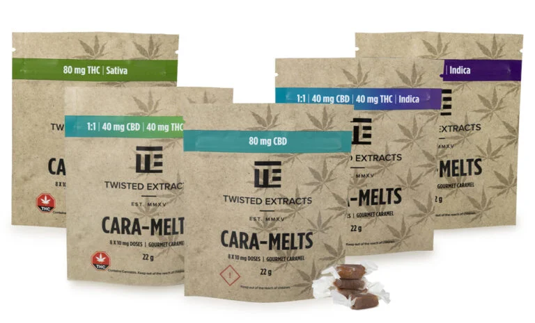 Cara-Melts – (40mg CBD : 40mg THC) Indica